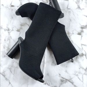 * 2 for $10 * H&M Divided Peep Toe Sock Bottie